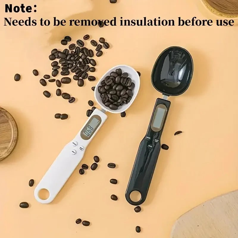 Mini Spoon Scale Digital Kitchen Scale – Electronic LCD Food Scale for Cooking, Baking, and Measuring Ingredients (0.1-500g)