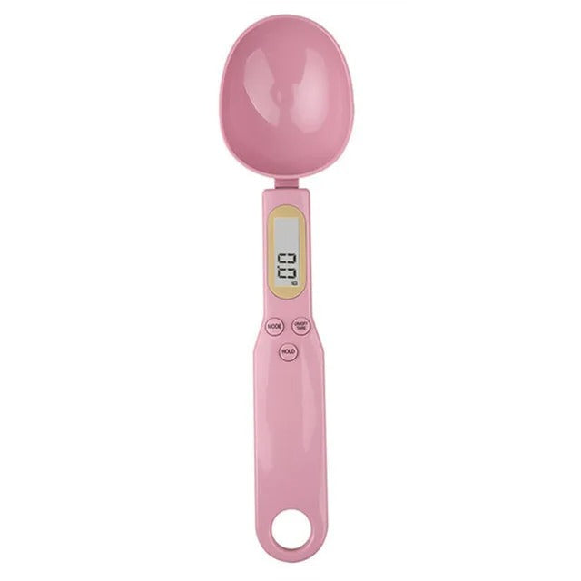 Mini Spoon Scale Digital Kitchen Scale – Electronic LCD Food Scale for Cooking, Baking, and Measuring Ingredients (0.1-500g)