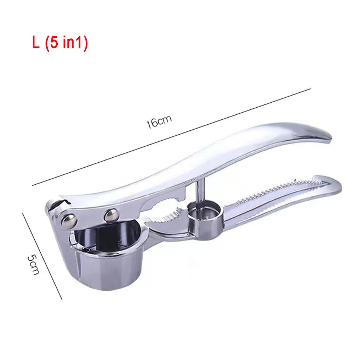 Aluminum Garlic Press & Ginger Crusher – Ergonomic Handheld Mincer for Easy Kitchen Prep