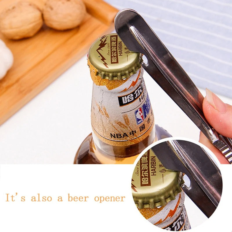 Aluminum Garlic Press & Ginger Crusher – Ergonomic Handheld Mincer for Easy Kitchen Prep