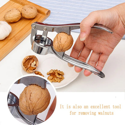 Aluminum Garlic Press & Ginger Crusher – Ergonomic Handheld Mincer for Easy Kitchen Prep