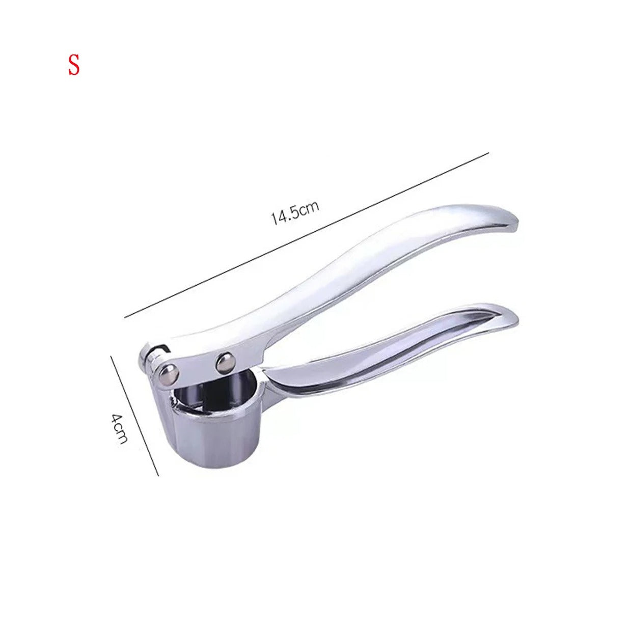 Aluminum Garlic Press & Ginger Crusher – Ergonomic Handheld Mincer for Easy Kitchen Prep