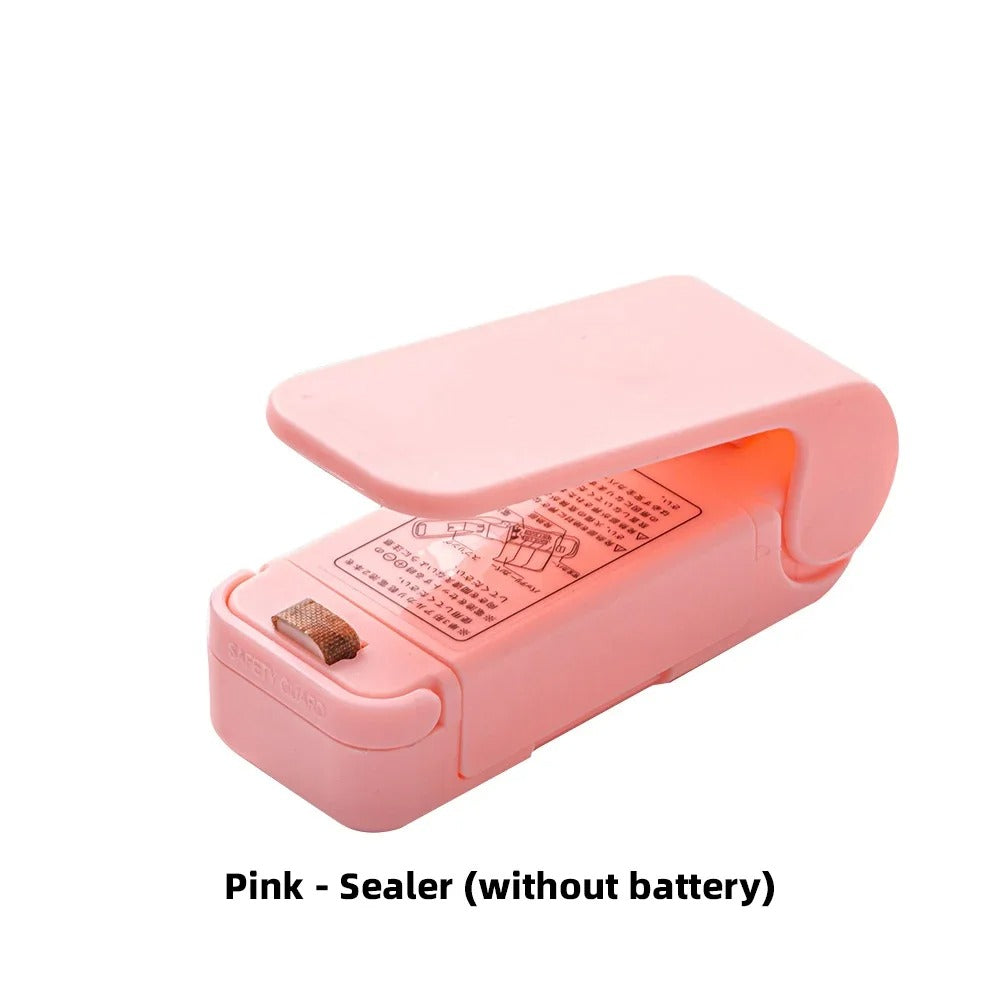 Mini Heat Bag Sealing Machine – Portable Food Sealer for Plastic Bags – Keep Your Food Fresh and Safe
